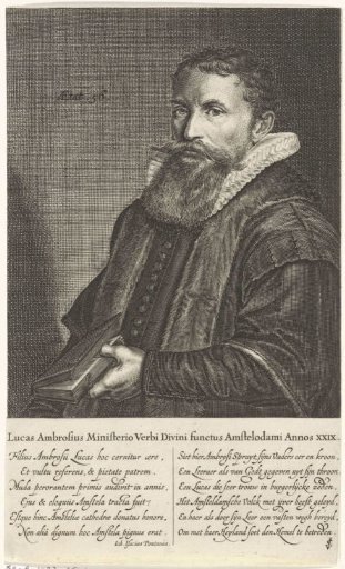 Portrait of Lucas Ambrosius, preacher
