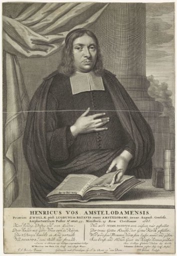 Portrait of the minister Henricus Vos, aged 44