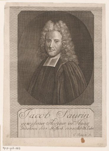 Portrait of Jacques Saurin at the age of 53