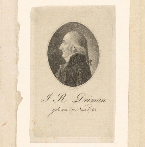 Portrait of Johan Rudolph Deiman