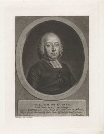 Portrait of Minister Willem de Koning