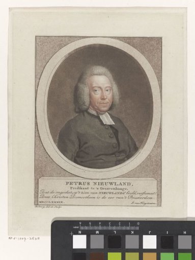 Portrait of Petrus Nieuwland