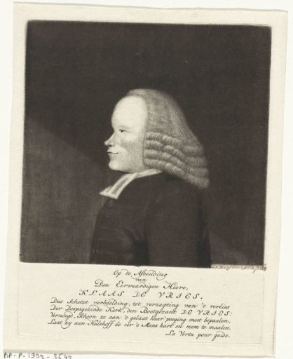 Portrait of Klaas de Vries