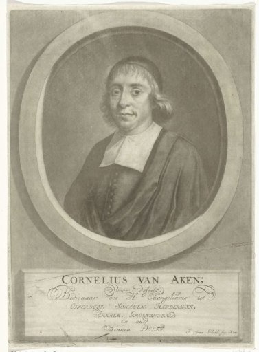 Portrait of the Minister Cornelius van Aken