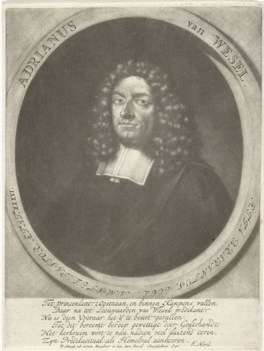 Portret van Adriaan Wesel