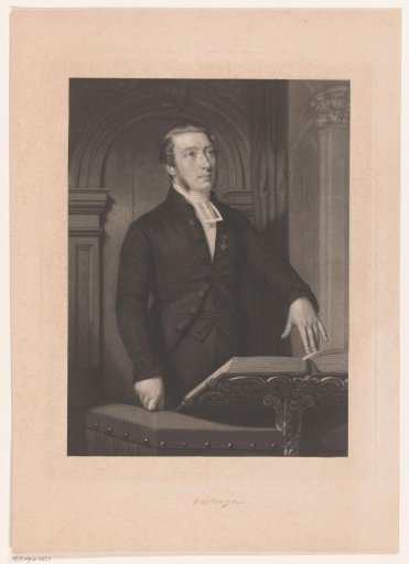 Portrait of Johannes Jacobus van Oosterzee