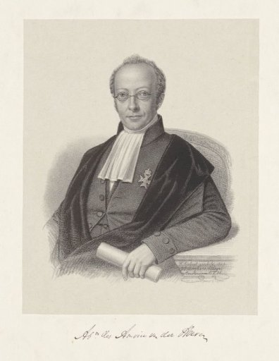 Portrait of Abraham des Amorie van der Hoeven