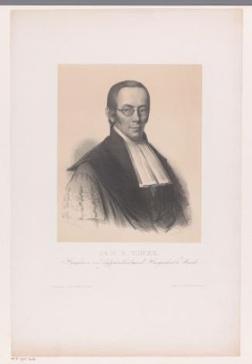 Portrait of Henricus Egbertus Vinke