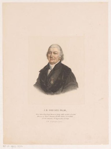 Portrait of Johannes Hendricus van der Palm