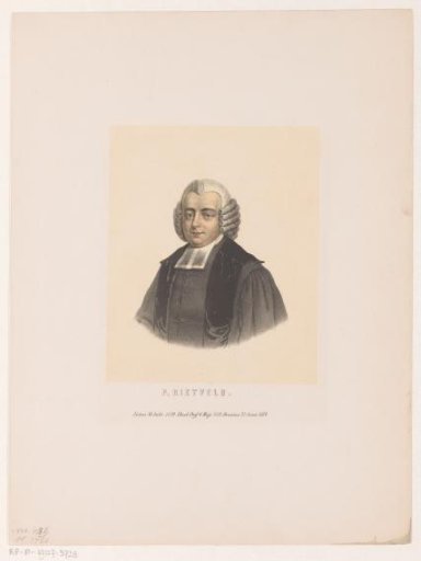 Portrait of Petrus Rietveld