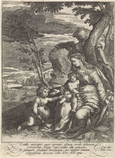 The Holy Family and John the Baptist