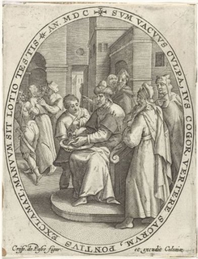 Pilate Washes His Hands in Innocence