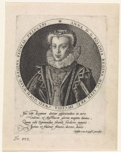 Portrait of Anne of Austria, Queen of Poland and Sweden