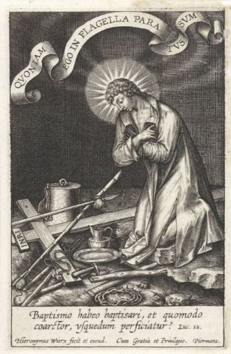 Unknown Male Saint, Pondering the Instruments of the Passion