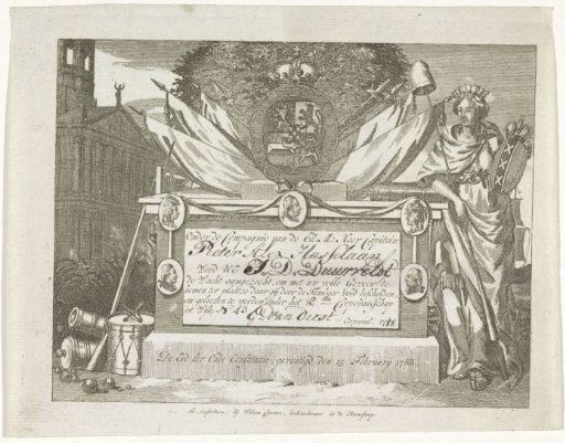 Charter of the Civic Guard of Captain Pieter Alexander Hasselaar