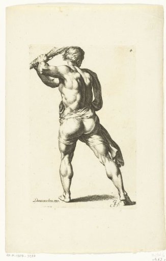Man Beating with a Bundle of Twigs