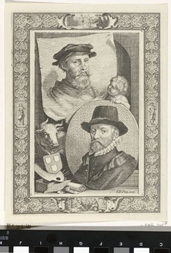 Portraits of Dirck and Wouter Pietersz. Crabeth