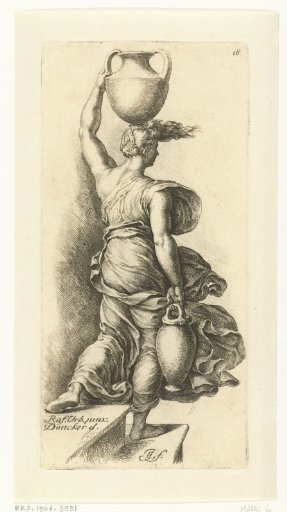 Woman with a jug on her head