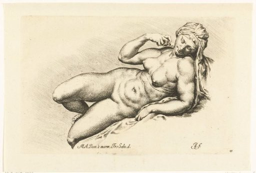 Aurora reclining on a cloth