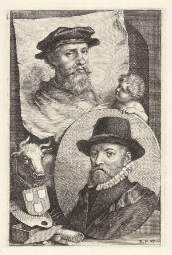 Portraits of Dirck and Wouter Pietersz. Crabeth