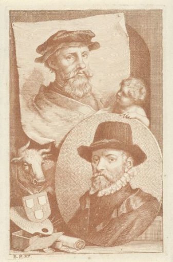 Portraits of Dirck and Wouter Pietersz. Crabeth