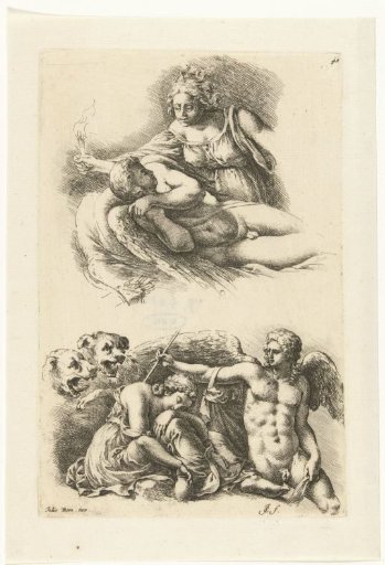 Two Scenes from the Story of Amor and Psyche
