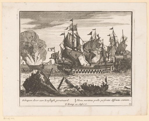 Ships Destroyed During a Naval Battle