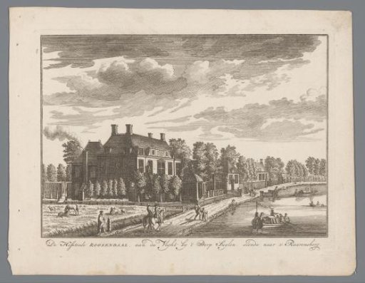 View of the Country Estate Roosendaal, in Zuilen near Utrecht