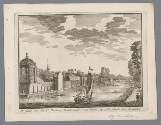 View of the country estate of Mr. Boendermaker near Breukelen