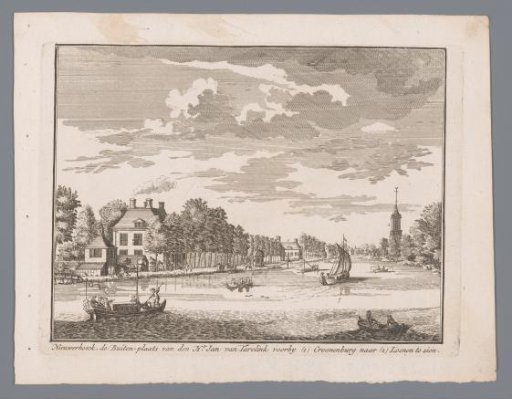View of Nieuwerhoek, Kronenburg and Loenen on the Vecht