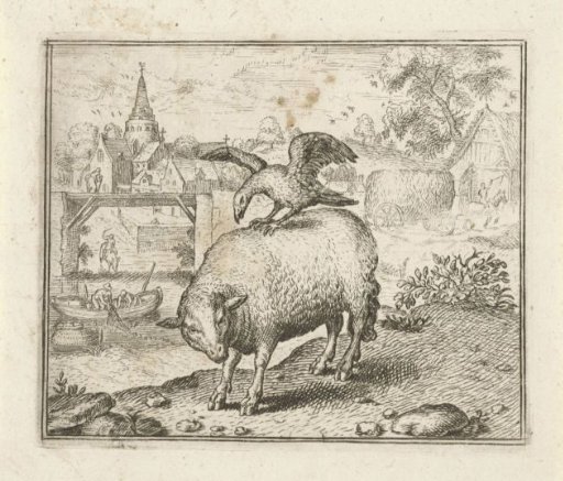 Fable of the Sheep and the Crow