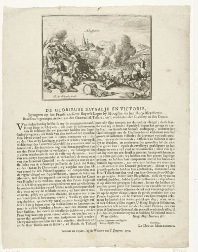 Battle of Höchstädt, 1704