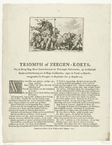 Allegory on the victory at Höchstädt, 1704