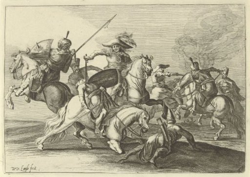 Battlefield Scene with Turks