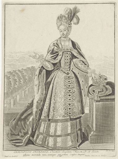 Portrait of Christina Ewartina of Saxony