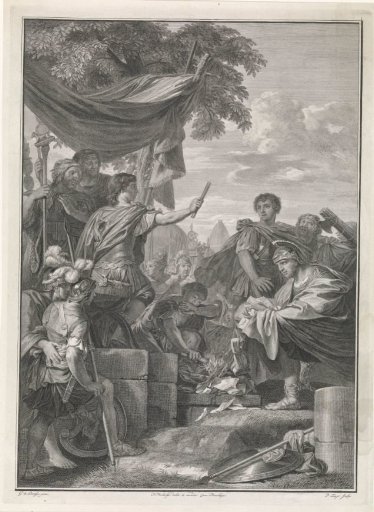 Pompey Orders the Letters of Marcus Peperna to be Burned