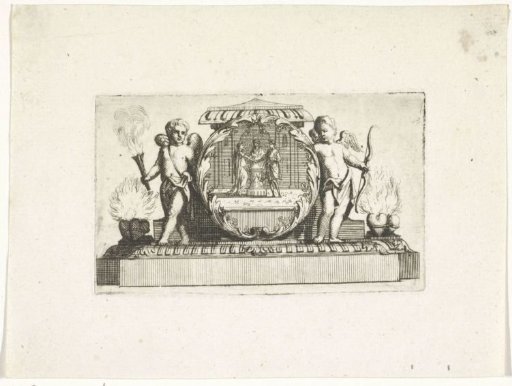 Vignette with a Wedding Ceremony
