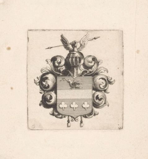 Shield with Clover Leaves