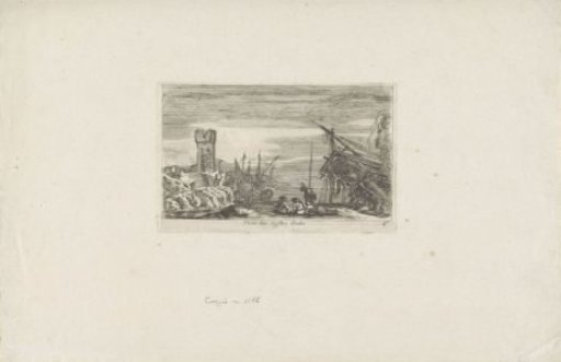 View of the coast of Italy