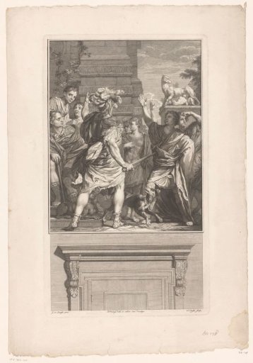 Roman scene with Scipio
