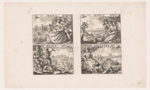 May, June, July and August