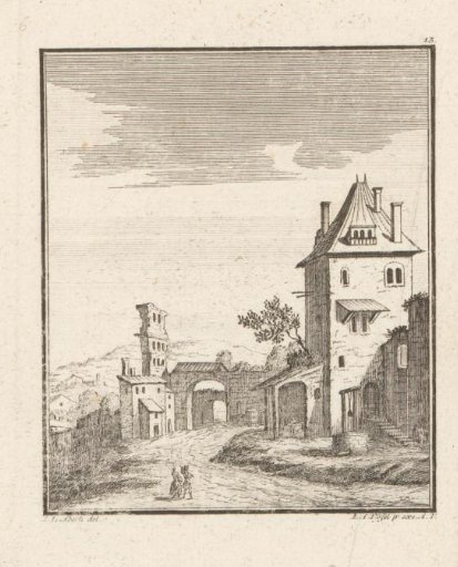 View of a country house
