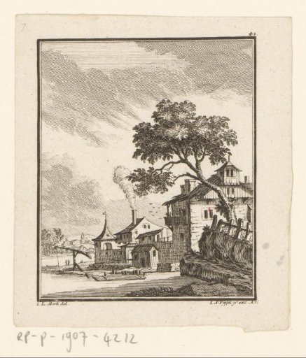View of a country house
