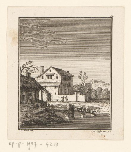 View of a country house