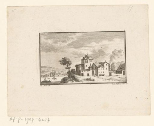 View of a country house
