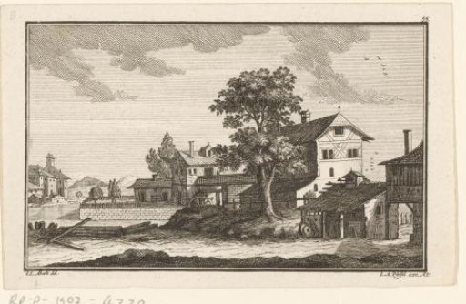 View of a country house