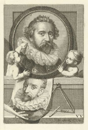 Portraits of Abraham Bloemaert and Tobias Verhaecht
