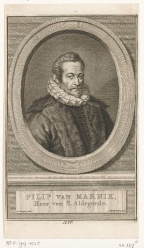 Portrait of Philip of Marnix, Lord of Sint-Aldegonde