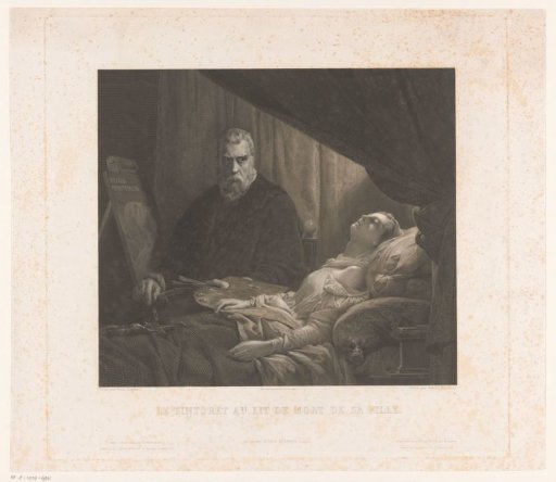 Il Tintoretto portrays his daughter on her deathbed