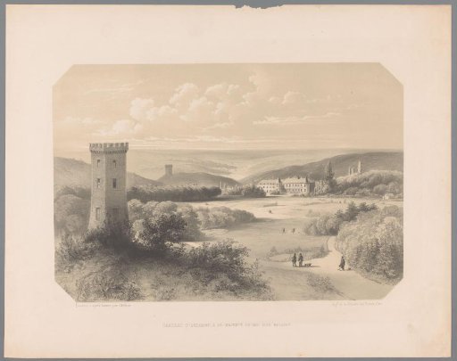 View of Château Royal d'Ardenne